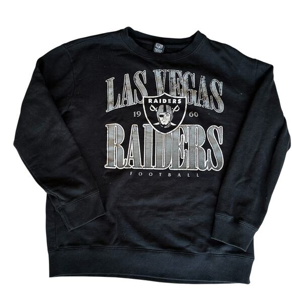 Mens Sweatshirt Size Medium Las Vegas Raiders Football Raider Nation Fan Gear - Picture 1 of 7